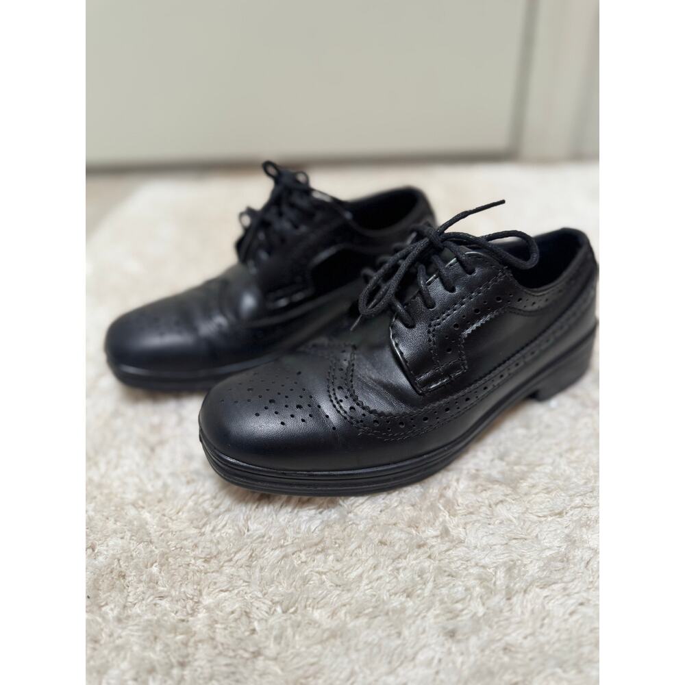 Deer Stag Wingtip Style Synthetic Dress Shoes Size 13.5 W
